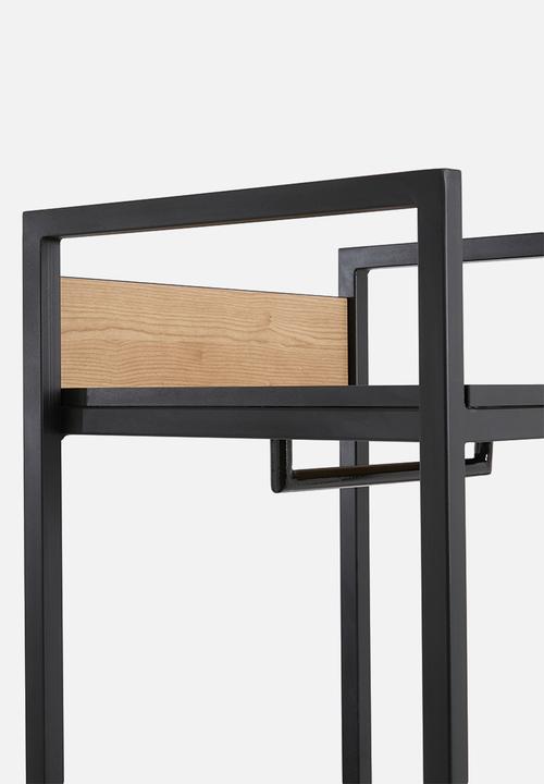 Sixth Floor - Fold-it modular wardrobe - natural & black