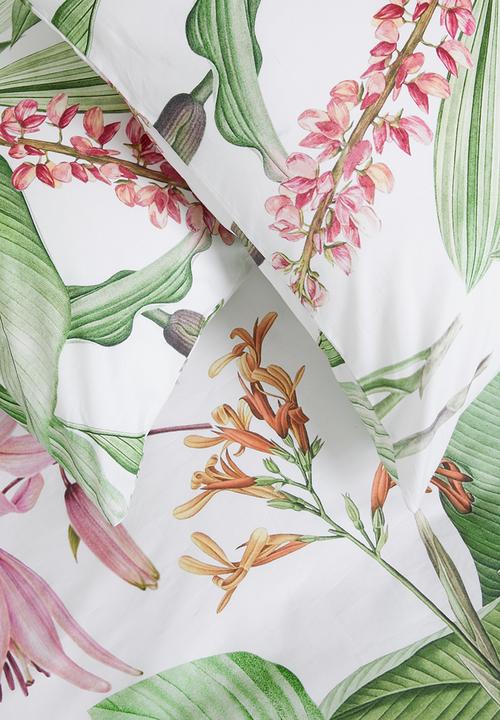 Sixth Floor - Botanical cotton digital print duvet cover - multi