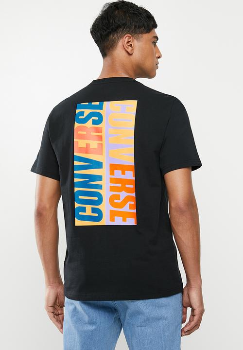 Converse - Converse reverse box tee - black