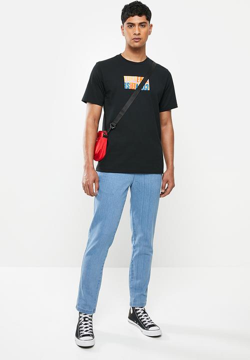 Converse - Converse reverse box tee - black