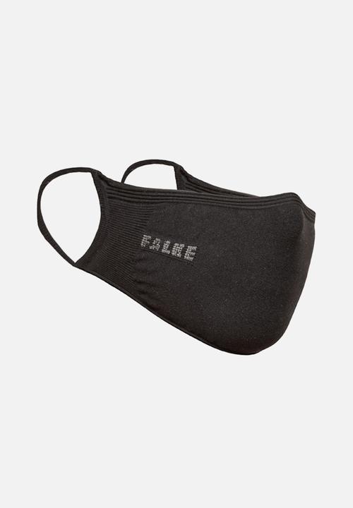 Falke - Falke 5 pack double layer face masks - black
