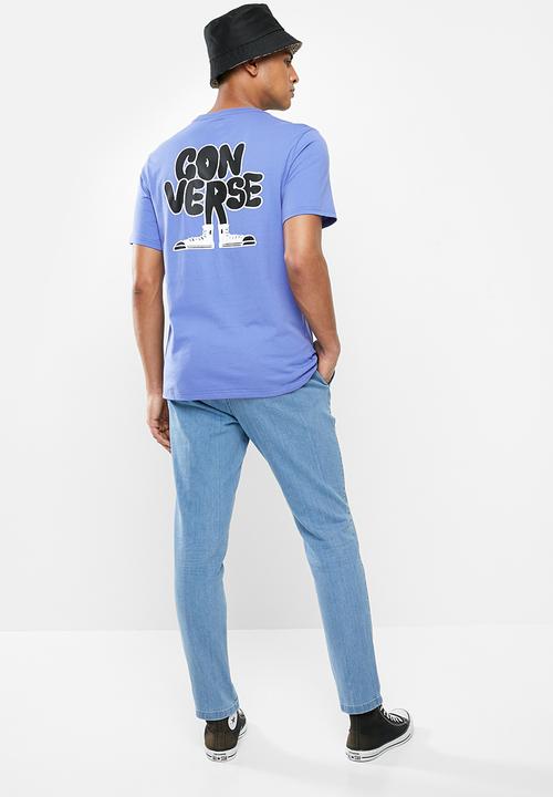 Converse - Converse cartoon chuck tee - blue 