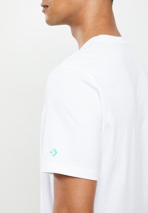 Converse - Converse star chevron waves tee - white