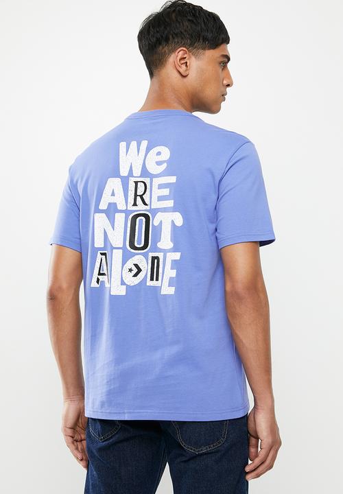 Converse - Converse not alone tee - blue 