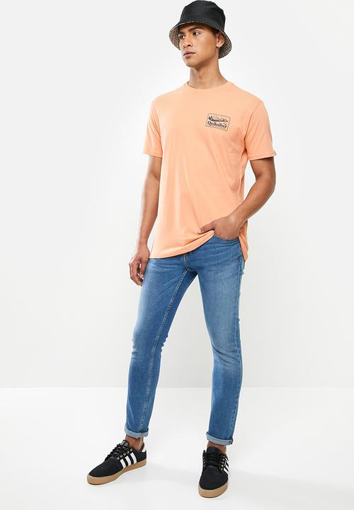 Quiksilver - Old habit short sleeve tee - orange 