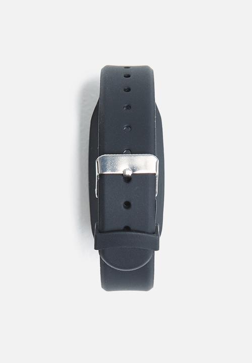 Rebel Republic - Pedometer watch - black