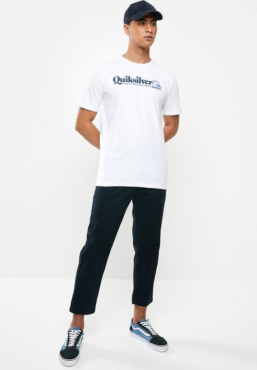 Quiksilver - Rear view short sleeve tee - white