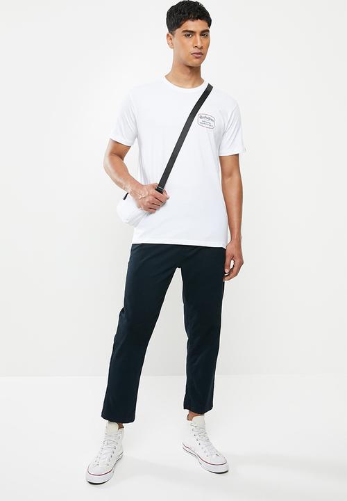 Quiksilver - Check yo self short sleeve tee - white