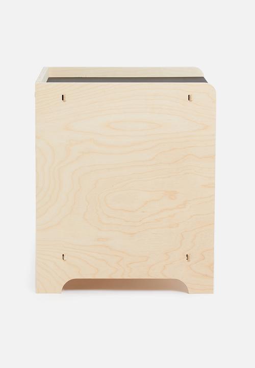 Emerging Creatives - Snap-fit bedside table - natural