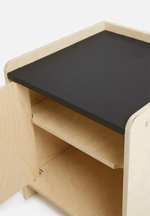 Emerging Creatives - Snap-fit bedside table - natural