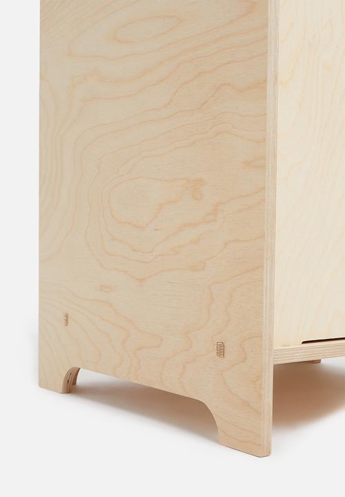 Emerging Creatives - Snap-fit bedside table - natural