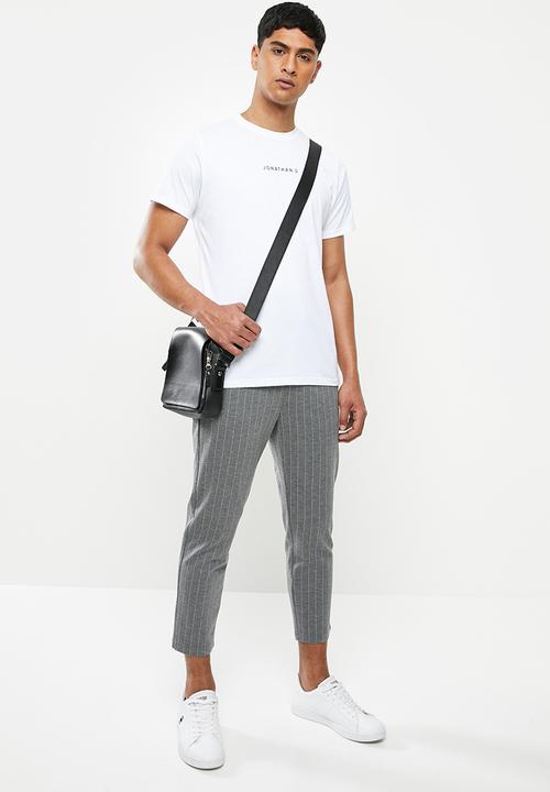 Jonathan D - Short sleeve crew neck tee - white