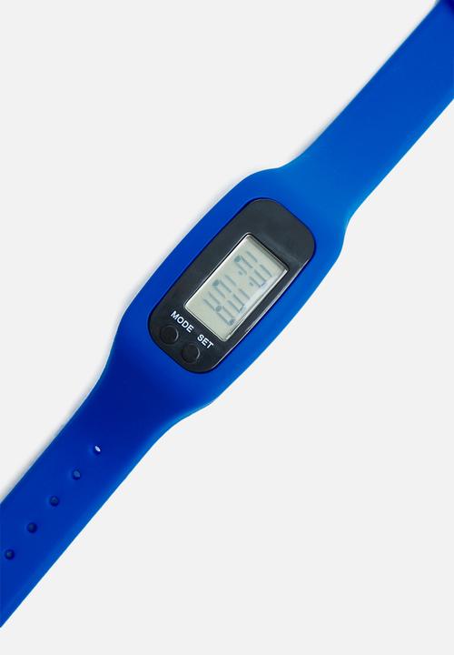 Rebel Republic - Pedometer watch - blue