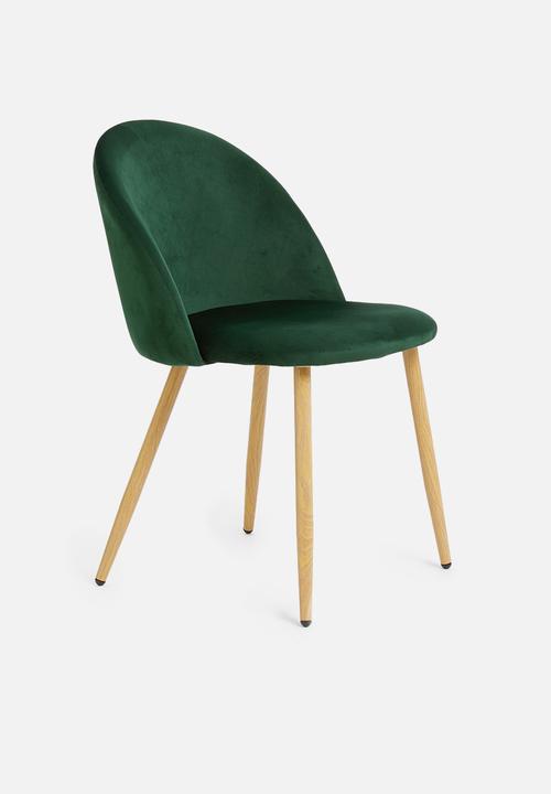 Sixth Floor - Slate dining chair - green