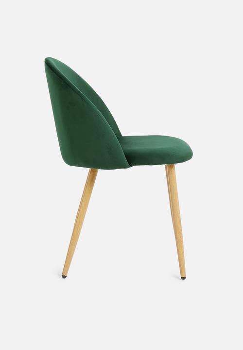 Sixth Floor - Slate dining chair - green