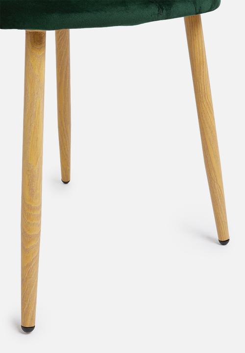 Sixth Floor - Slate dining chair - green