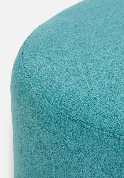 Sixth Floor - Alder ottoman large - teal