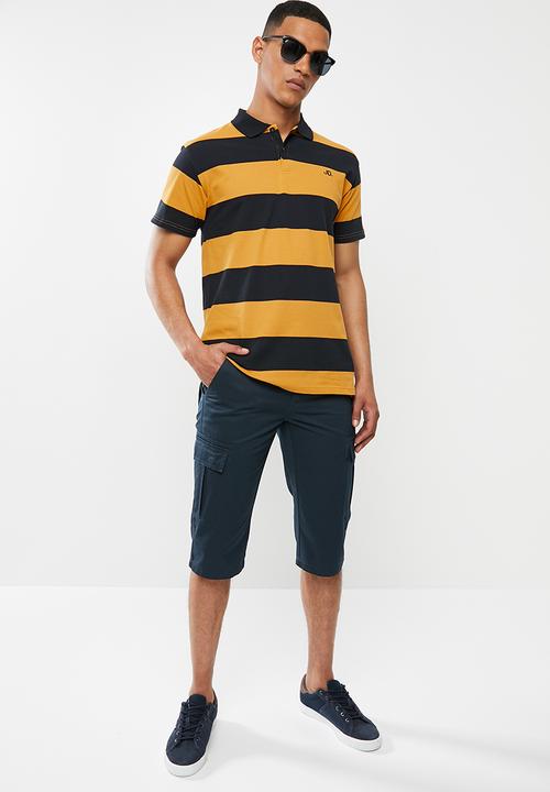 Jonathan D - Cotton bermuda shorts - navy