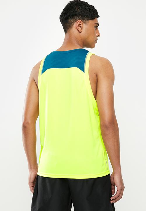PUMA - Run favorite singlet - fizzy yellow & digi-blue