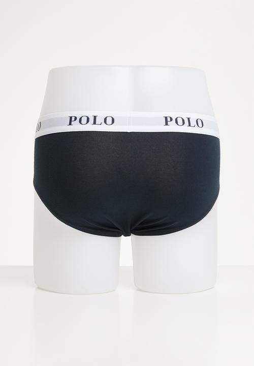 POLO - Rob plain knit briefs - navy