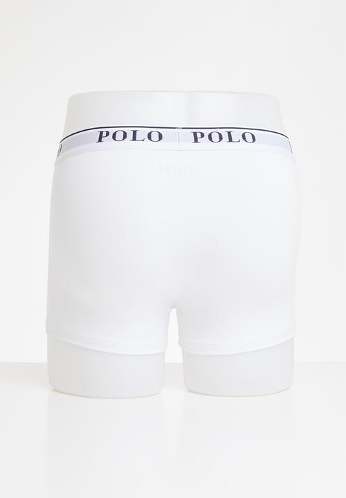POLO - Cody plain knit boxer - white