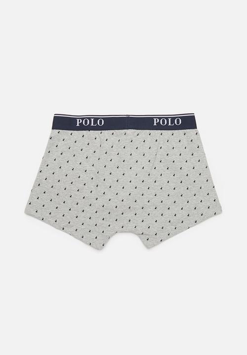 POLO - Classic knit boxer 3 pack - grey