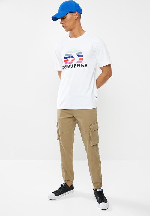 Converse - Converse planet set shirt sleeve tee- white