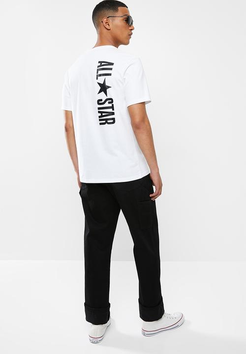 Converse - Converse all star short sleeve tee - white