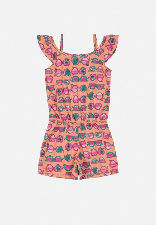 Bee Loop - Watermelon playsuit - multi 