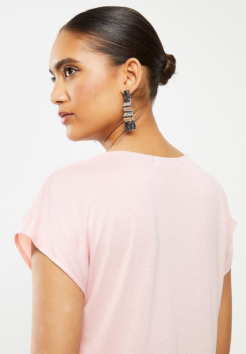 MANGO - Chemapli T-shirt - pink