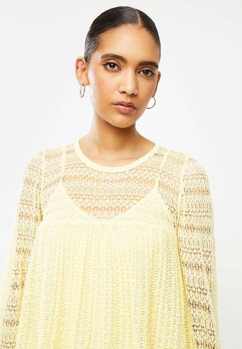 MANGO - Dress marie - yellow 
