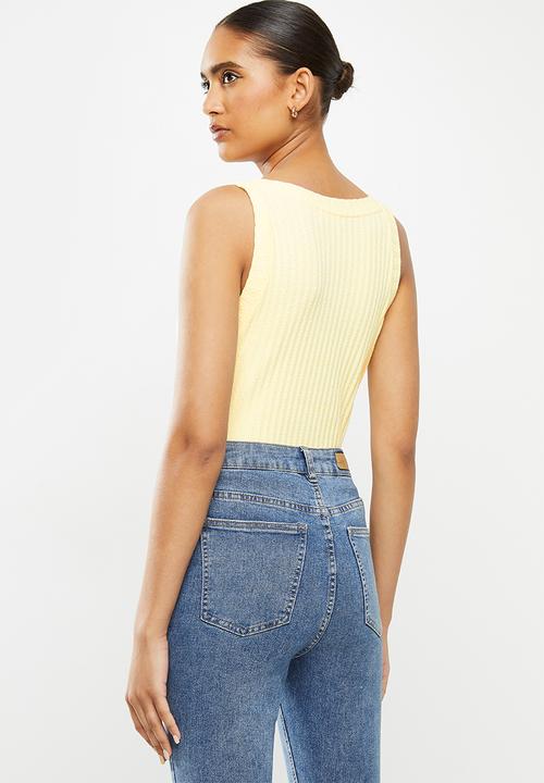 MANGO - Top ciela - yellow 