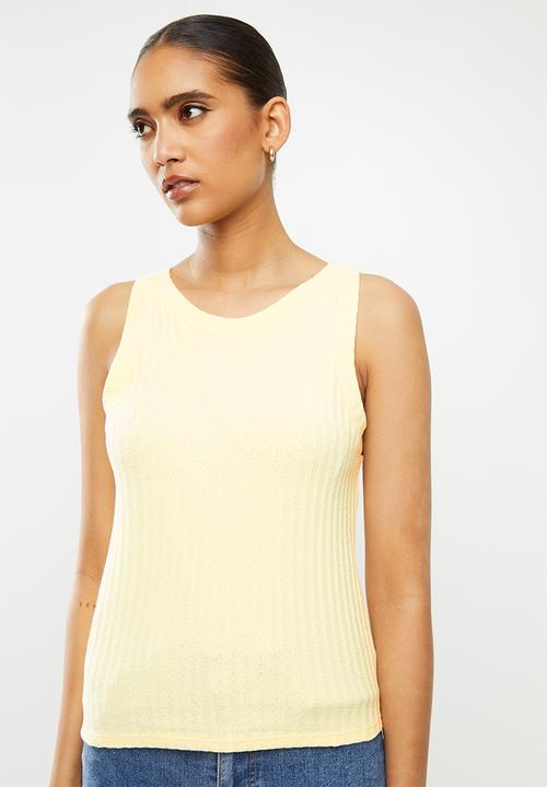 MANGO - Top ciela - yellow 