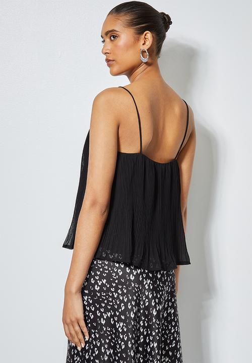 Superbalist - Pleated cami - black