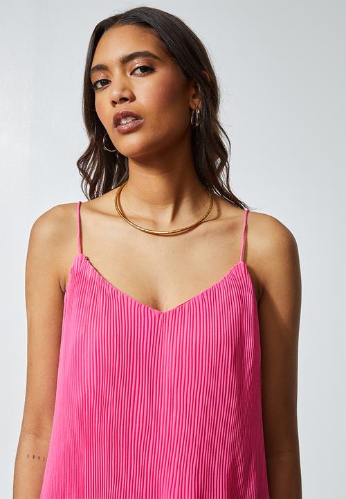 Superbalist - Pleated cami- bubblegum pink