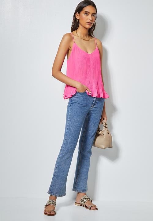 Superbalist - Pleated cami- bubblegum pink