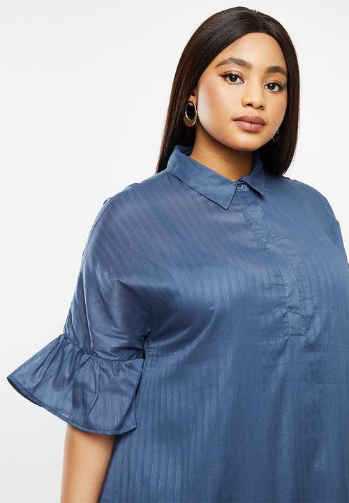 AMANDA LAIRD CHERRY - Plus nhlole dress - navy