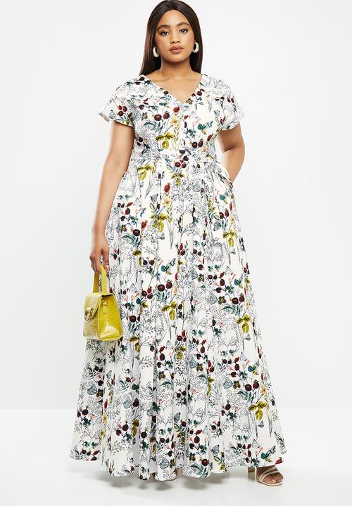 AMANDA LAIRD CHERRY - Plus thabitha dress - multi