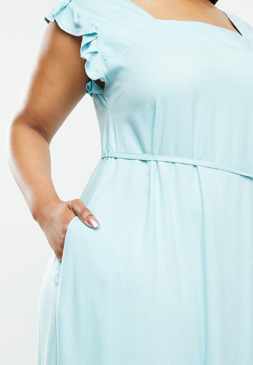 AMANDA LAIRD CHERRY - Plus cubhu dress - blue