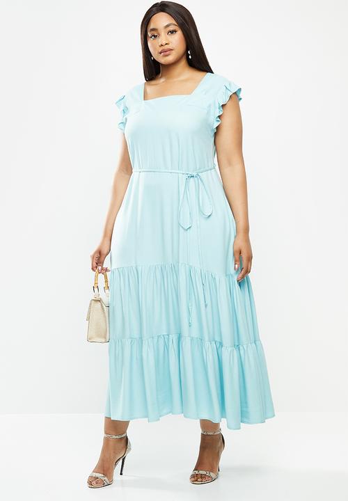 AMANDA LAIRD CHERRY - Plus cubhu dress - blue