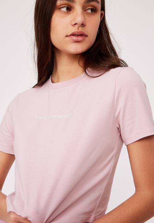 Factorie - Fitted graphic t shirt - dawn pink