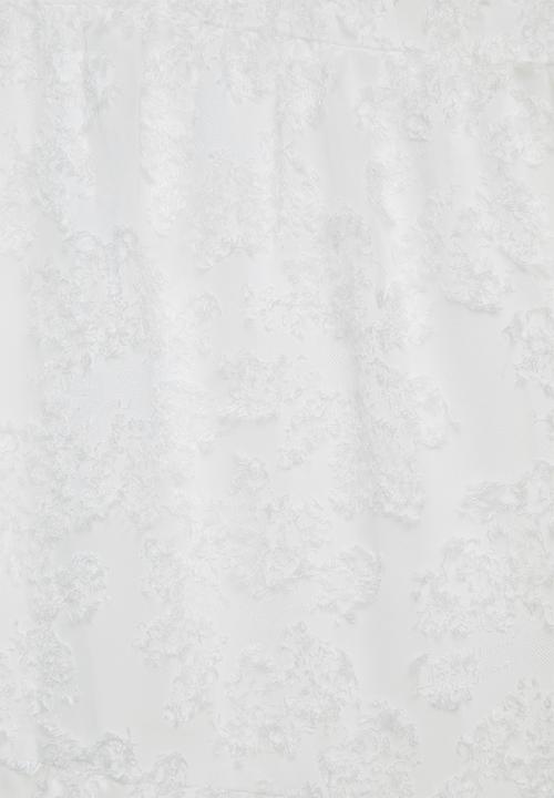 Superbalist - Textured fabric babydoll tiered dress  - milk