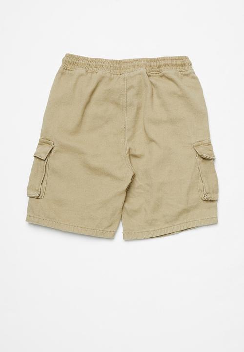 Cotton On - Charlie cargo short - washed stone