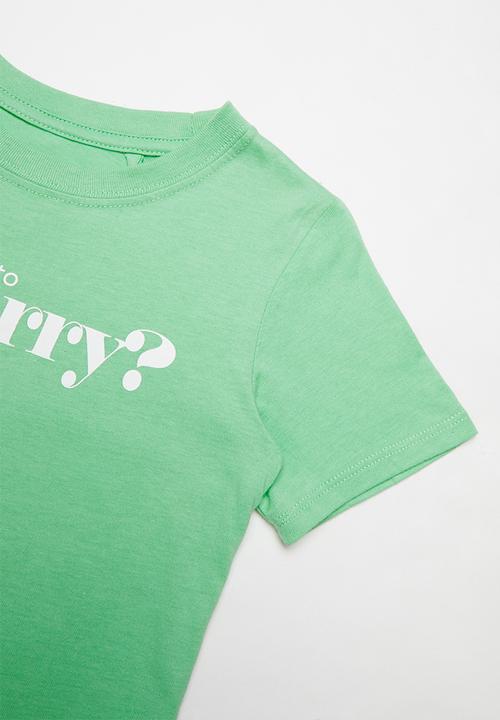 Cotton On - Max skater short sleeve tee - mint breeze