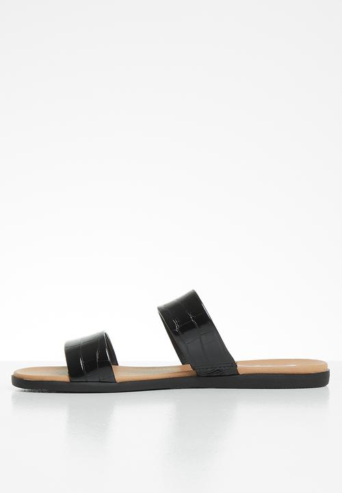 Steve Madden - Dual slide - black 