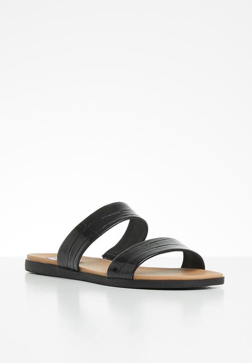 Steve Madden - Dual slide - black 