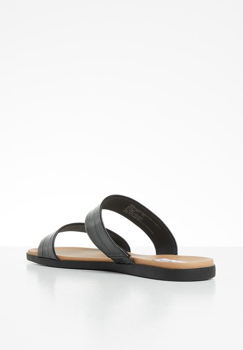 Steve Madden - Dual slide - black 