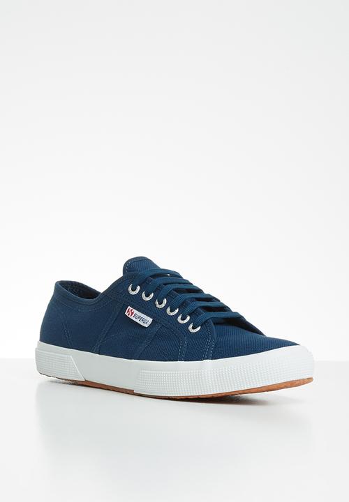 SUPERGA - 2750 White foxing - blue insignia