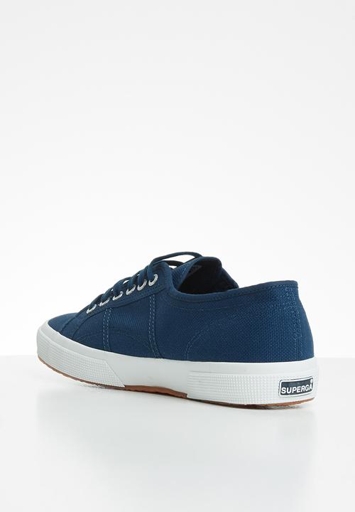 SUPERGA - 2750 White foxing - blue insignia