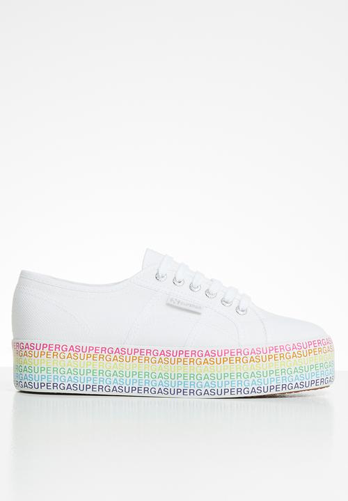SUPERGA - 2790 Mini lettering platform - white multi colour